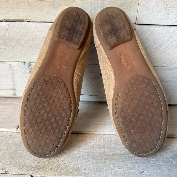 BOC Neutral Leather Slip On Loafers - Women's 7.5 - Picture 8 of 8